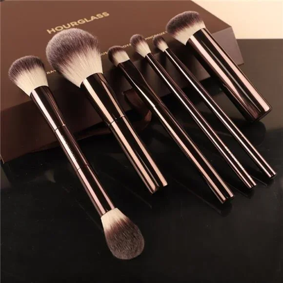 7pcs/set Hourglass Makeup brushes Powder Foundation Blush Eyeshadow NEW - Picture 2 of 7
